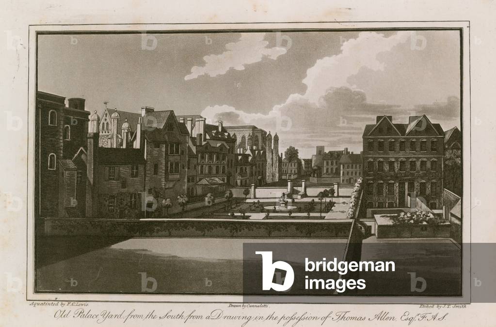 Old Palace Yard from the south (engraving)