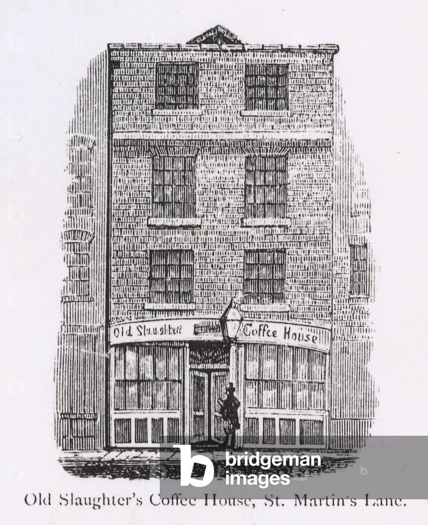 Old Slaughter's Coffee House, St Martin's Lane (engraving)