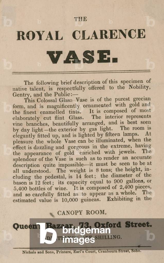 The Royal Clarence Vase (engraving)