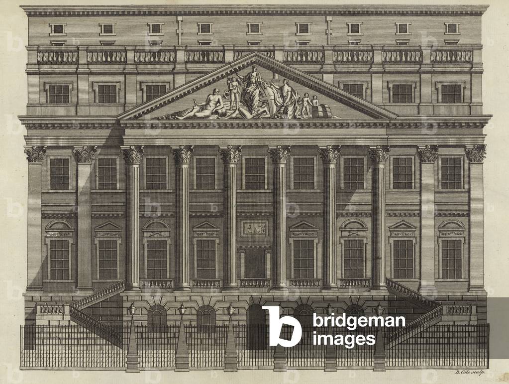 The Mansion House, City of London (engraving)