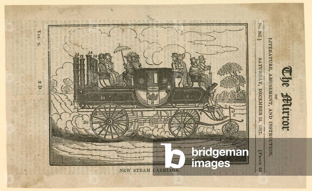 Mr Gurney's New Steam Carriage (engraving)