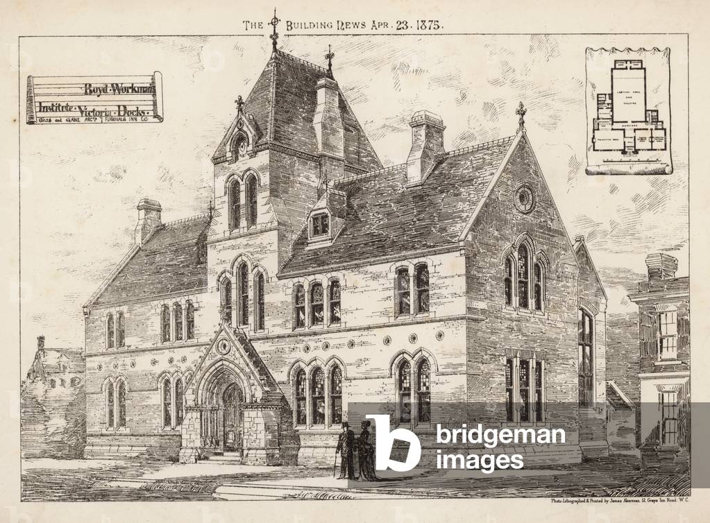 Royal Workman's Institute, Victoria Docks (engraving)