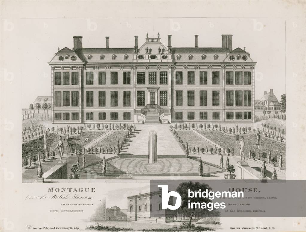British Museum, New Building (engraving)