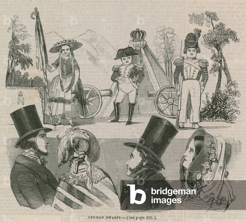 German dwarfs (engraving)