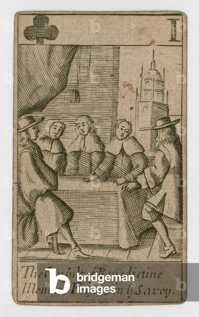 Popish Plot playing card (engraving)