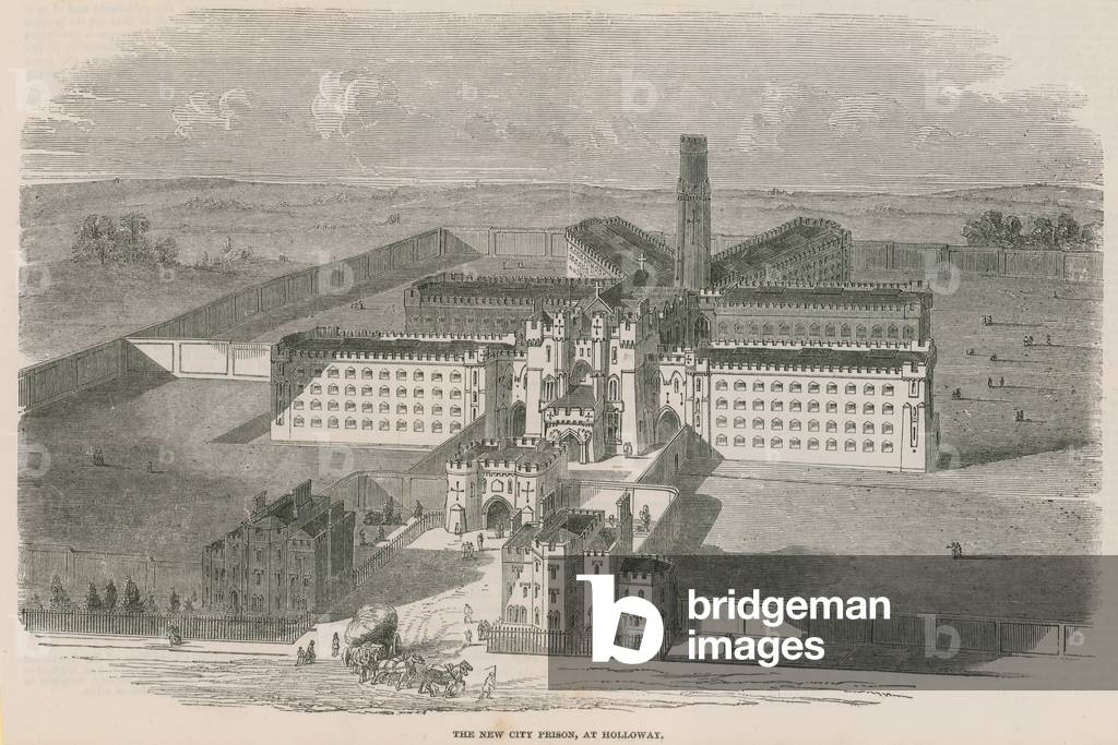 The new City Prison at Holloway (engraving)