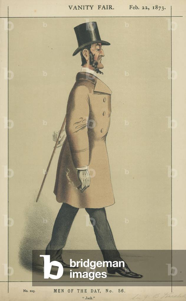 Sir John Burgess Karslake (colour litho)