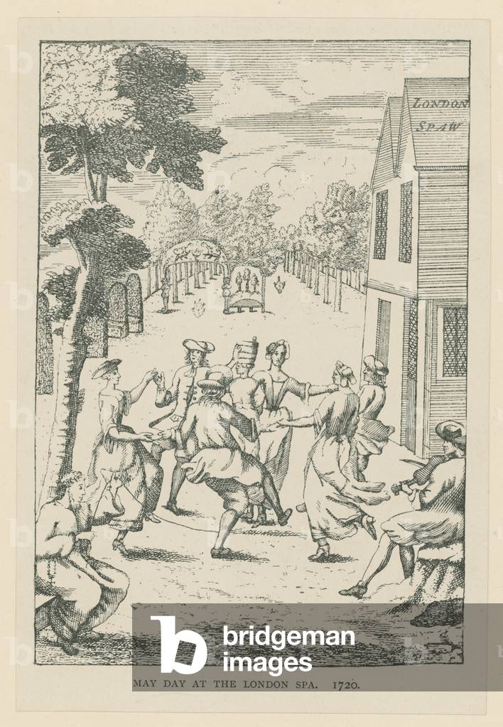 May Day at the London Spa (engraving)