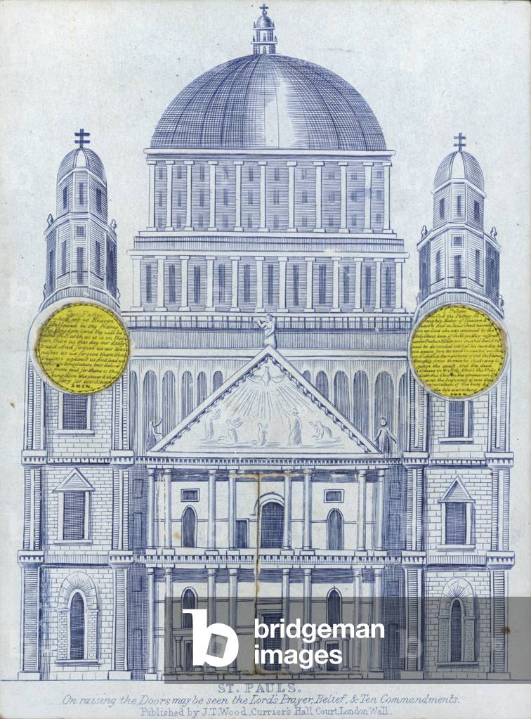 Elevation of St Paul's Cathedral (engraving)