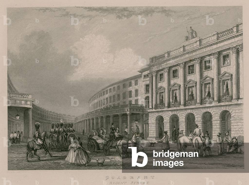 Quadrant, Regent Street, London (engraving)