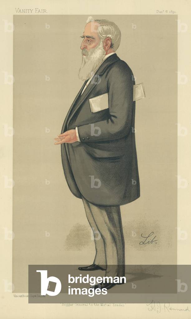 Mr Howard John Kennard (colour litho)