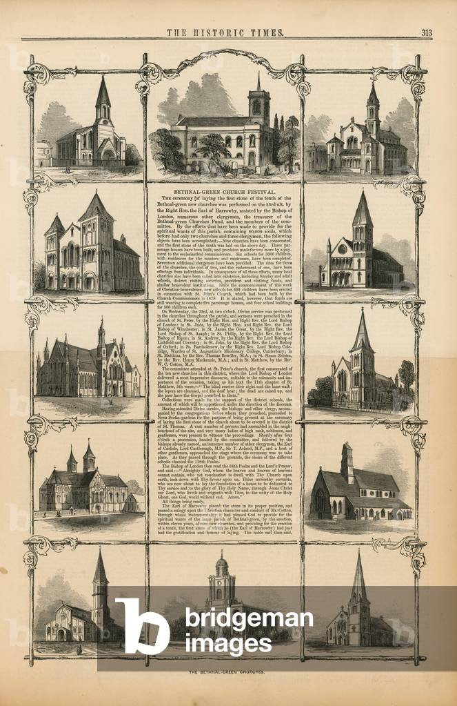 Bethnal Green Church Festival (engraving)