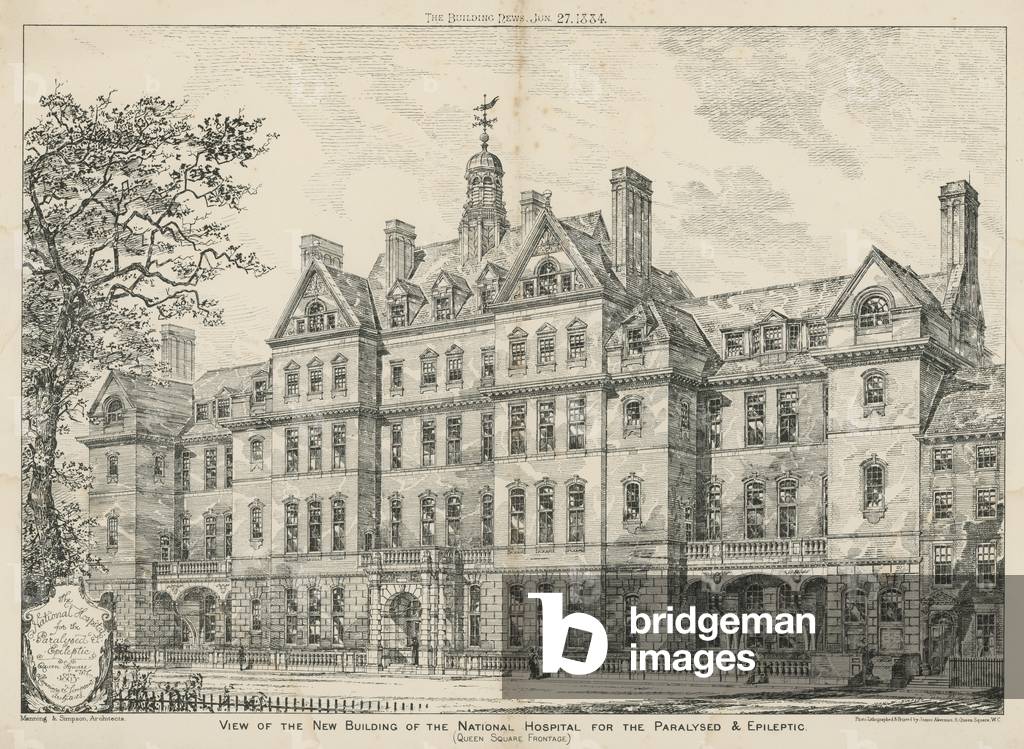 National Hospital for the Paralysed and Epileptic (engraving)