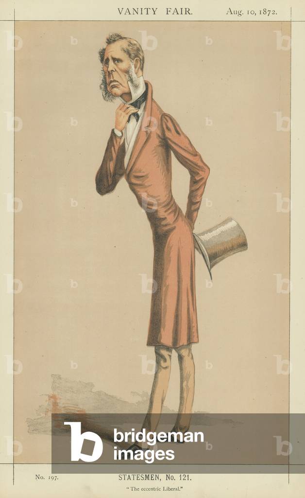 The Right Honourable Edward Horsman (colour litho)