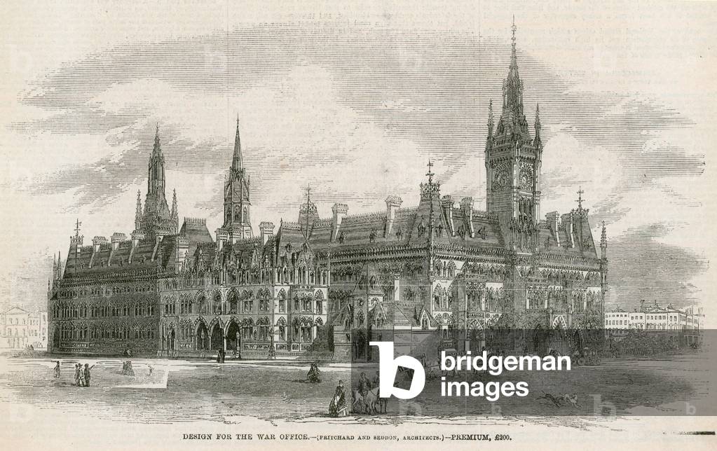 Design for the War Office (engraving)