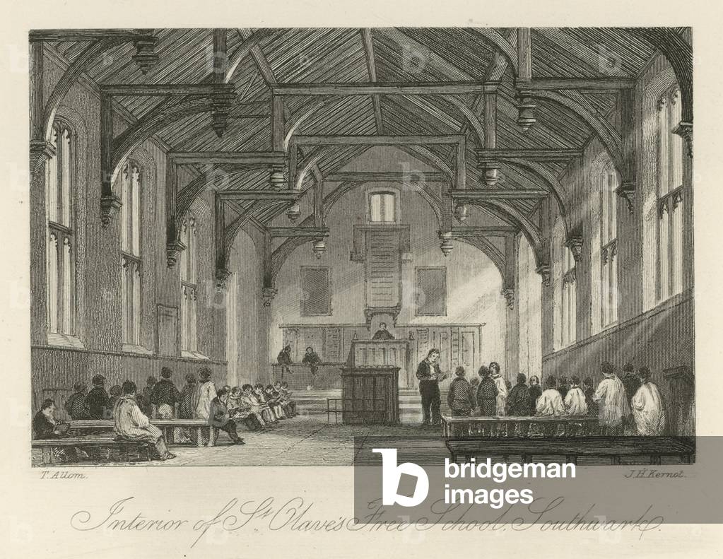 St Olave's Free School (engraving)