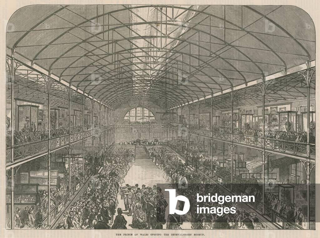The Prince of Wales opening the Bethnal Green Museum (engraving)