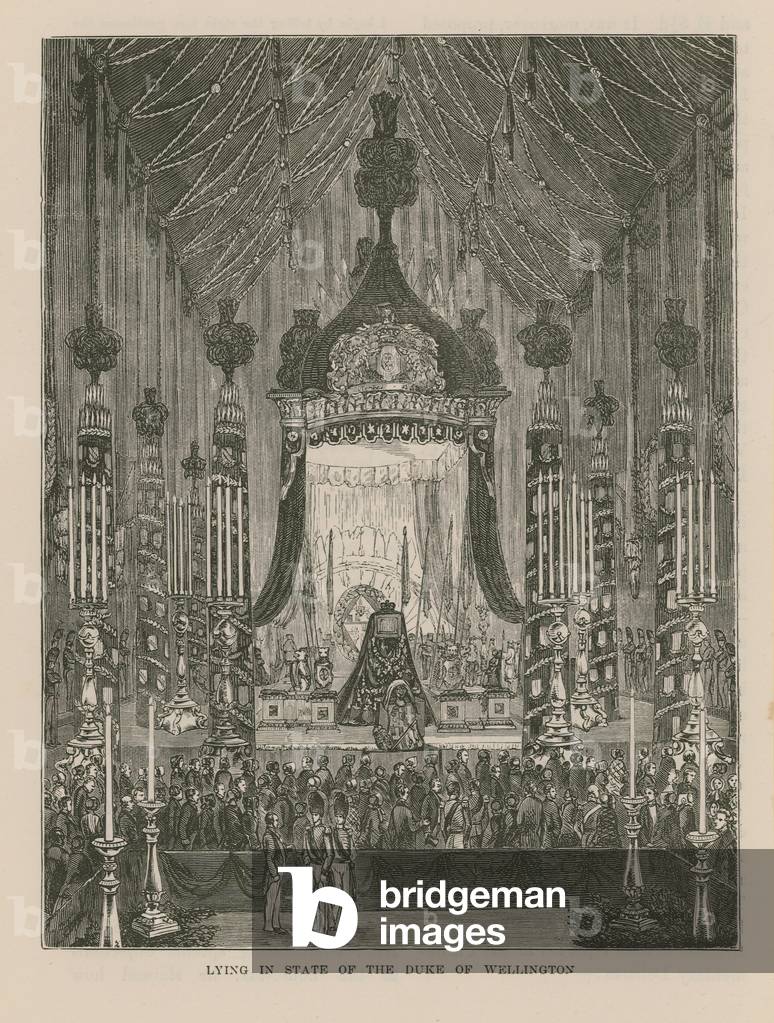 Lying in state of the Duke of Wellington (engraving)