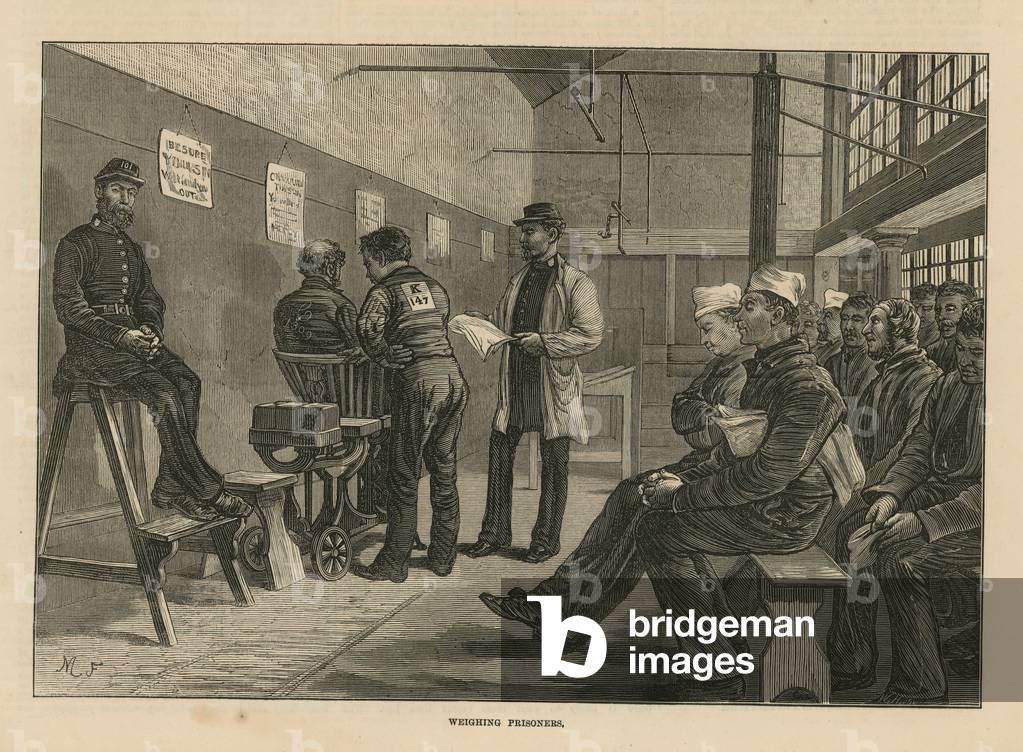 Sketches in Clerkenwell House of Correction (engraving)