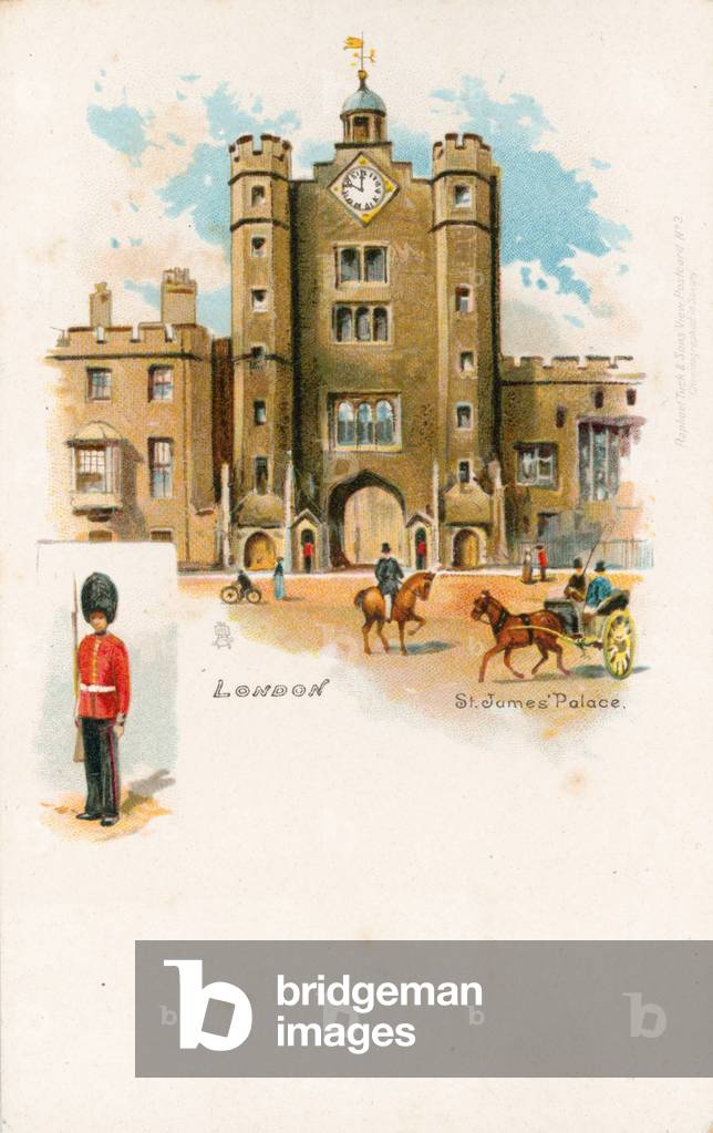 St James' Palace, London (chromolitho)