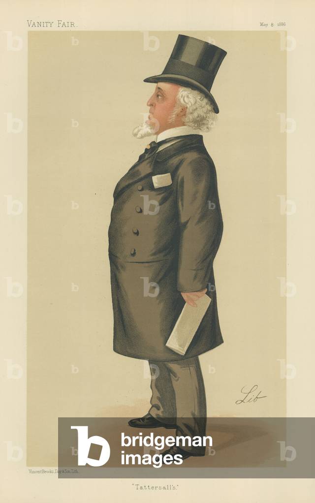 Mr Edmund Tattersall (colour litho)