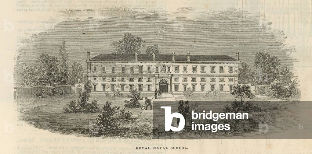 Royal Naval School in New-Cross (engraving)