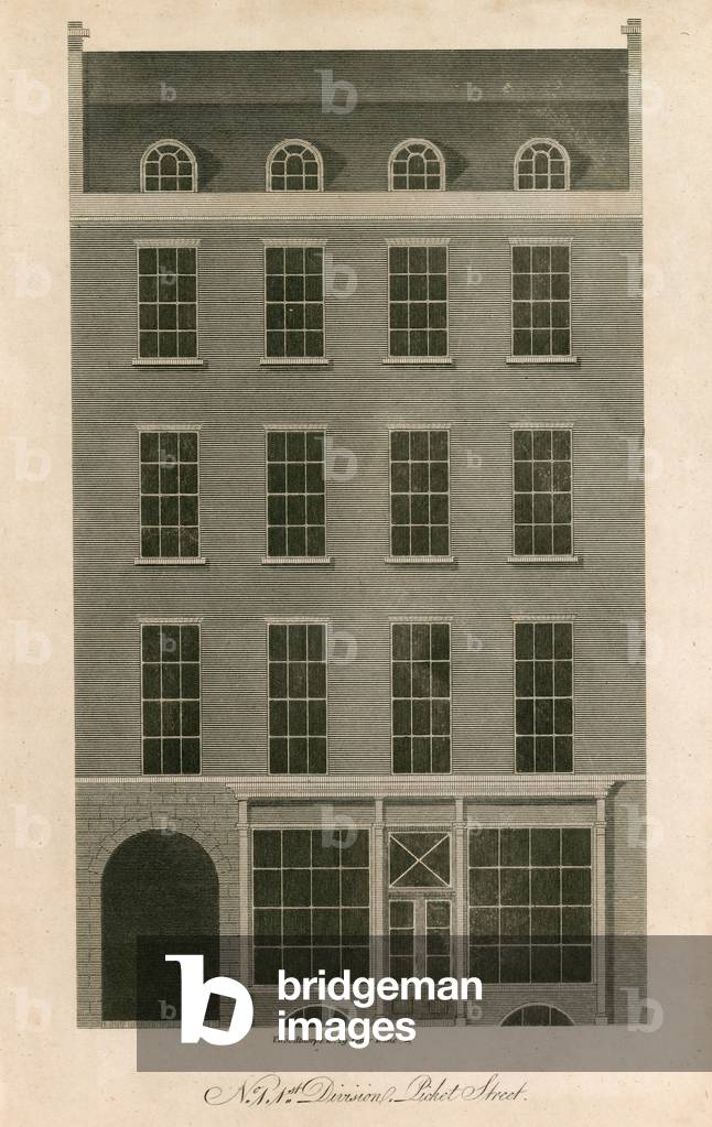 Pickett Street, Temple Bar, London (engraving)
