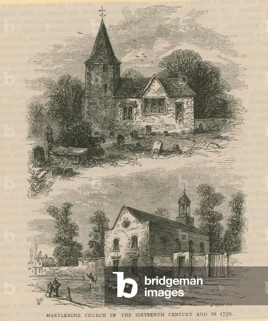 Marylebone Church (engraving)