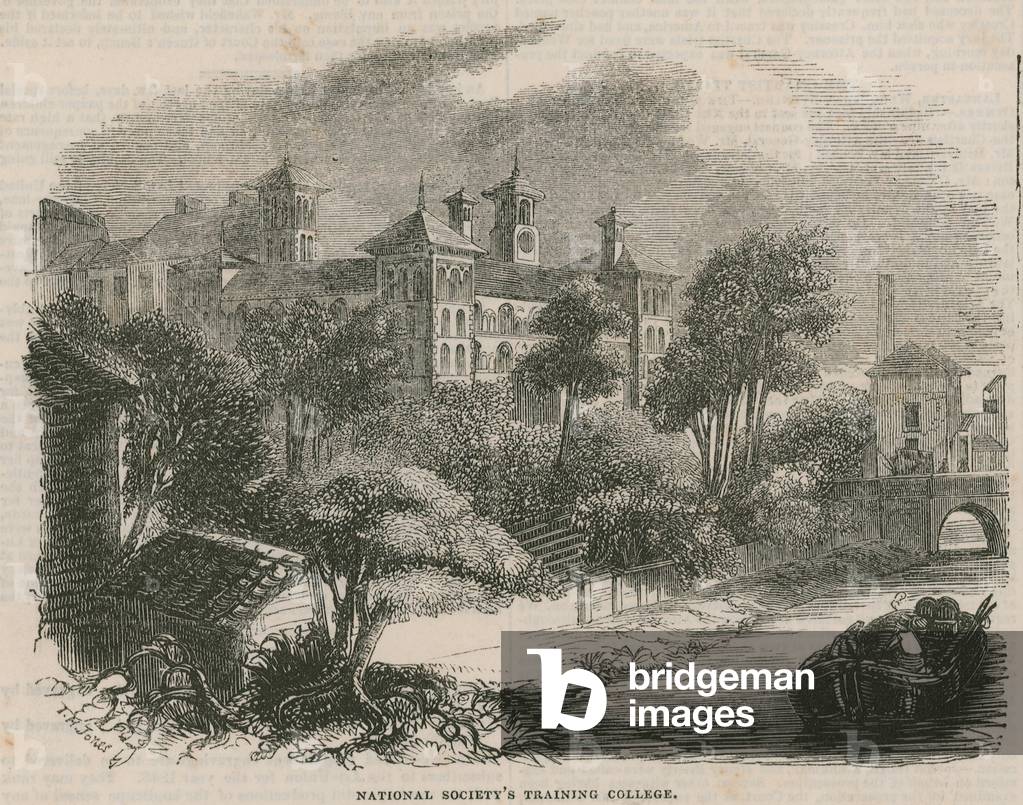 General view of the National Society's Training College (engraving)