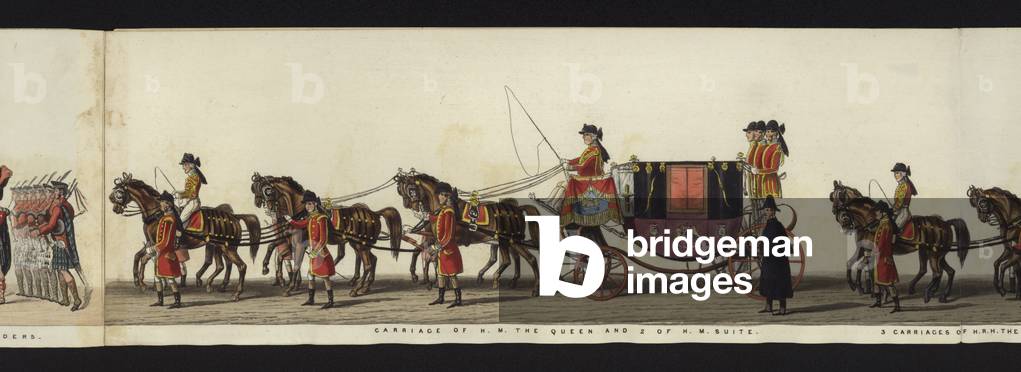 Part of the Panoramic View of the Entire Funeral Procession of Arthur, Duke of Wellington (coloured aquatint)