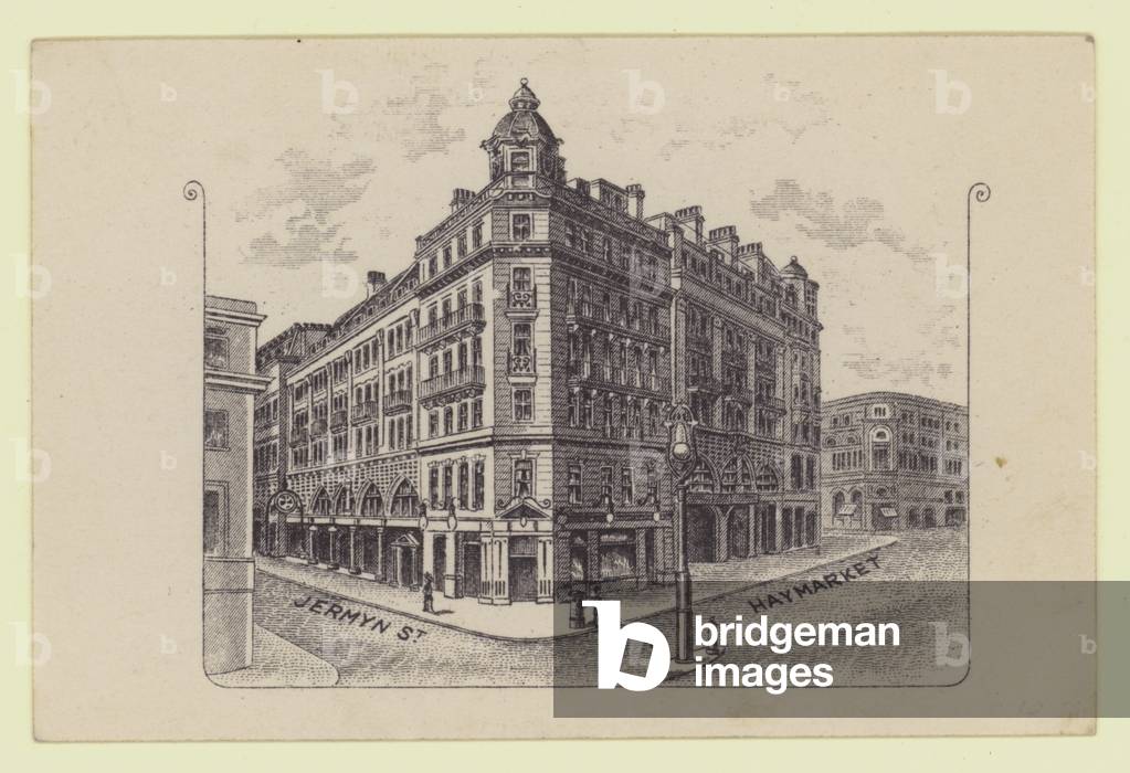 Hotel, corner of Jermyn Street and Haymarket, London (engraving)