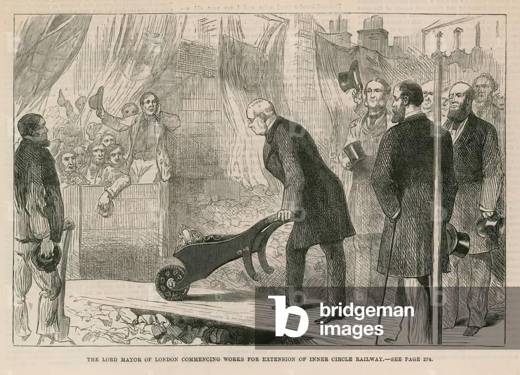 Inner Circle Railway Extension (engraving)