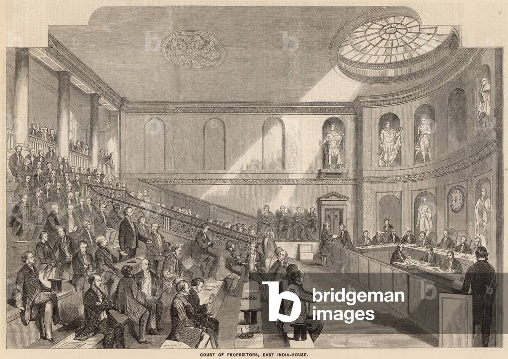 Court of Proprietors, East India House (engraving)