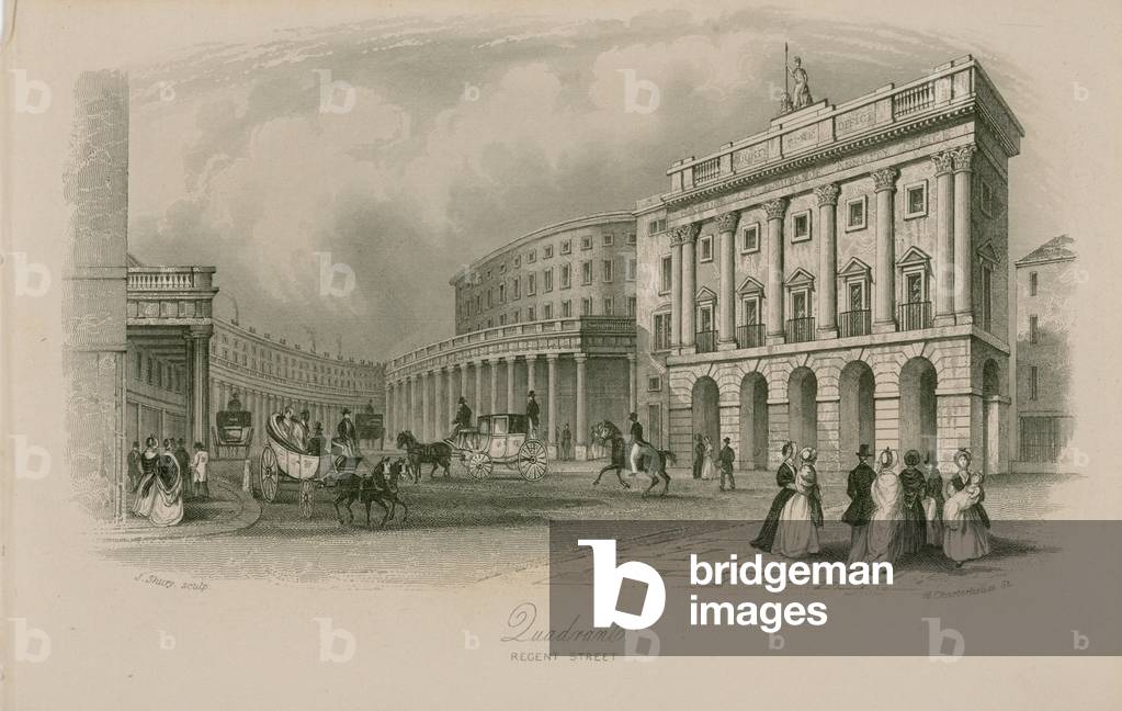Quadrant, Regent Street, London (engraving)