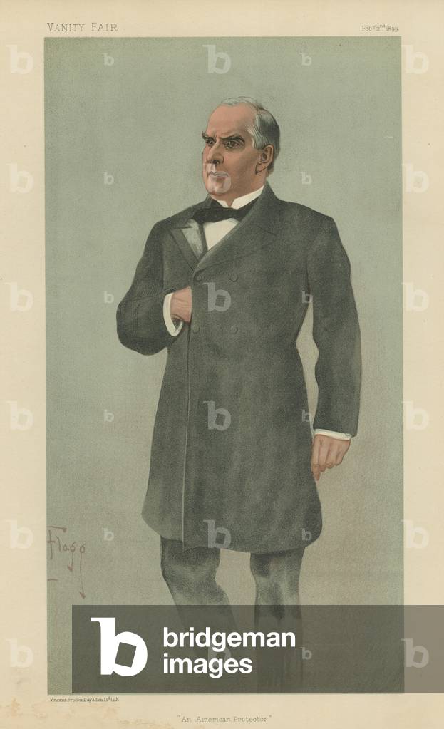 William McKinley (colour litho)