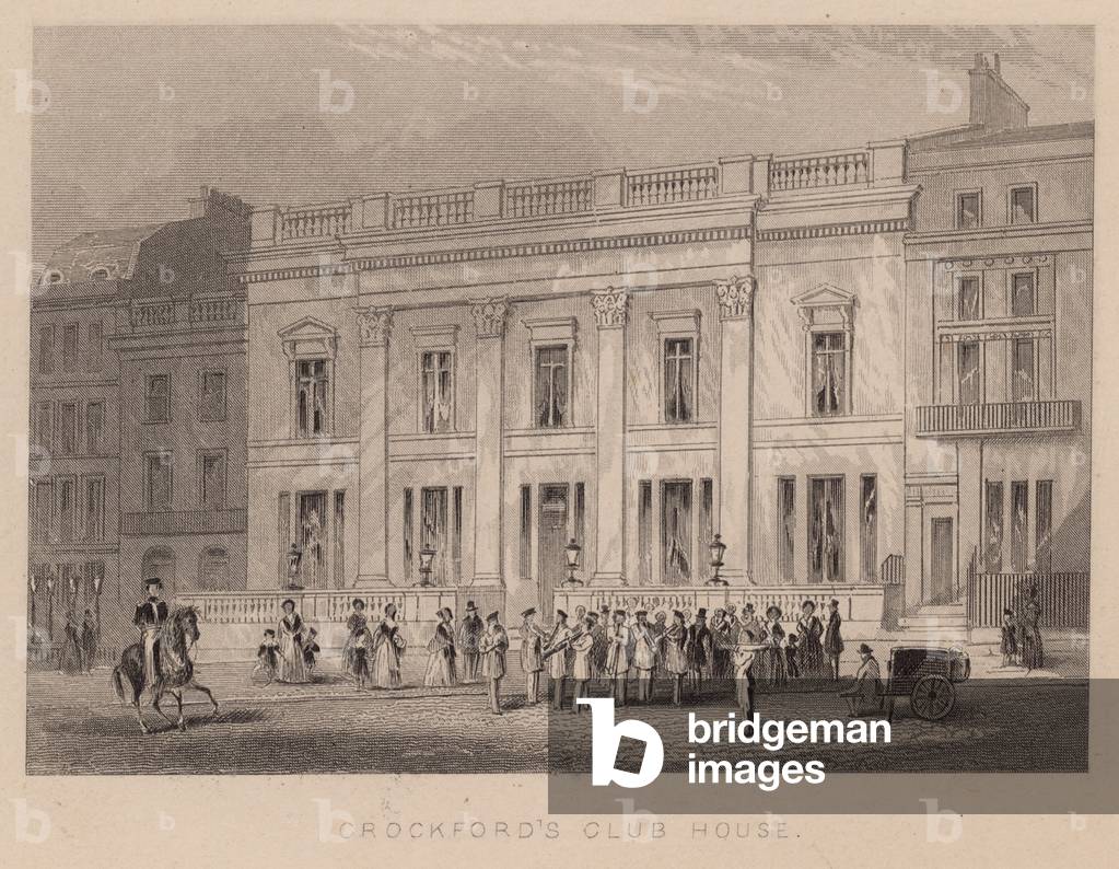 Crockford's Club House, London (engraving)