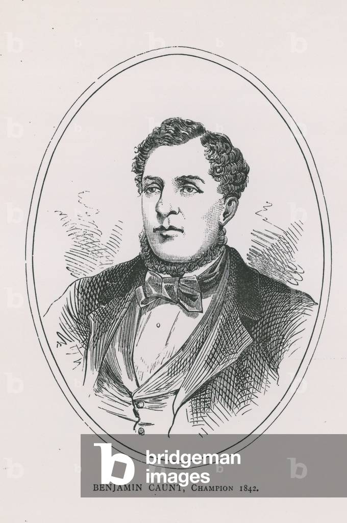 Portrait of Benjamin Caunt (engraving)