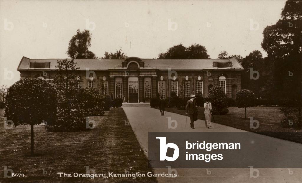 The Orangery, Kensington Gardens, London (b/w photo)