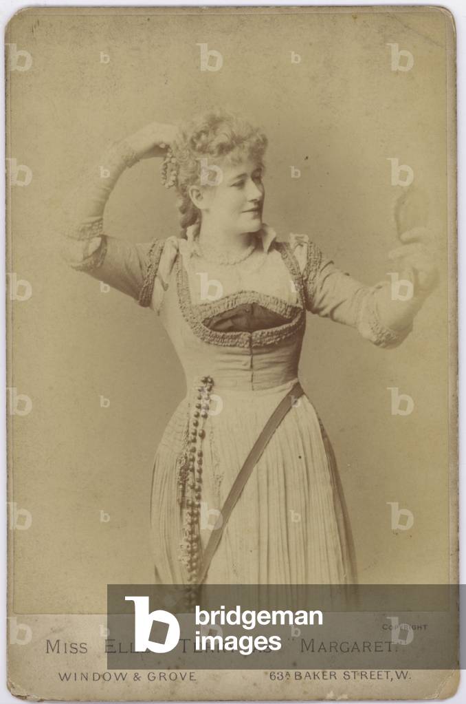 Miss Ellen Terry as Margaret (b/w photo)