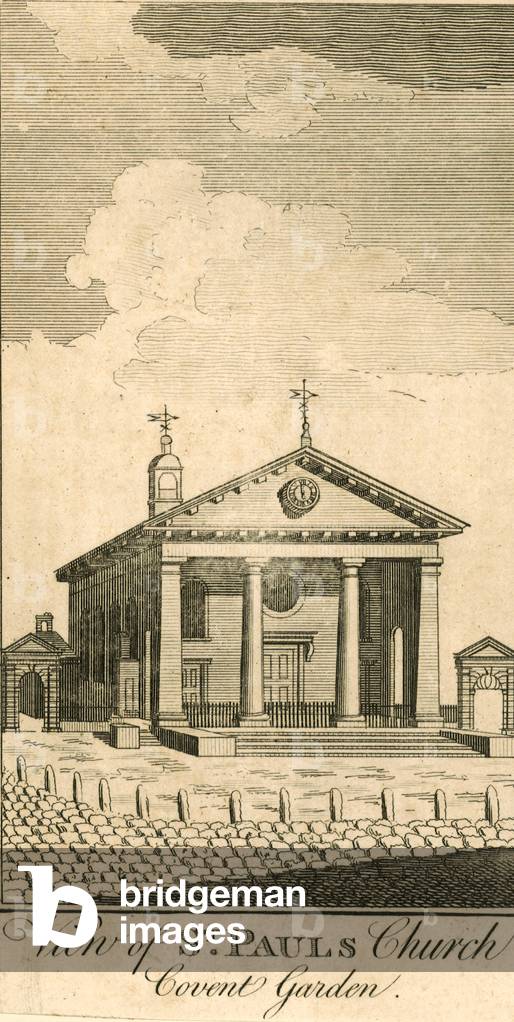 St Paul's, Covent Garden, London (engraving)