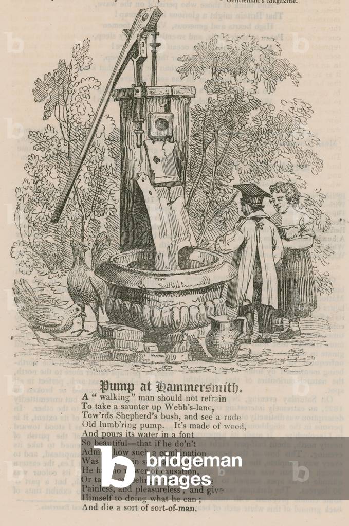 Pump at Hammersmith (engraving)