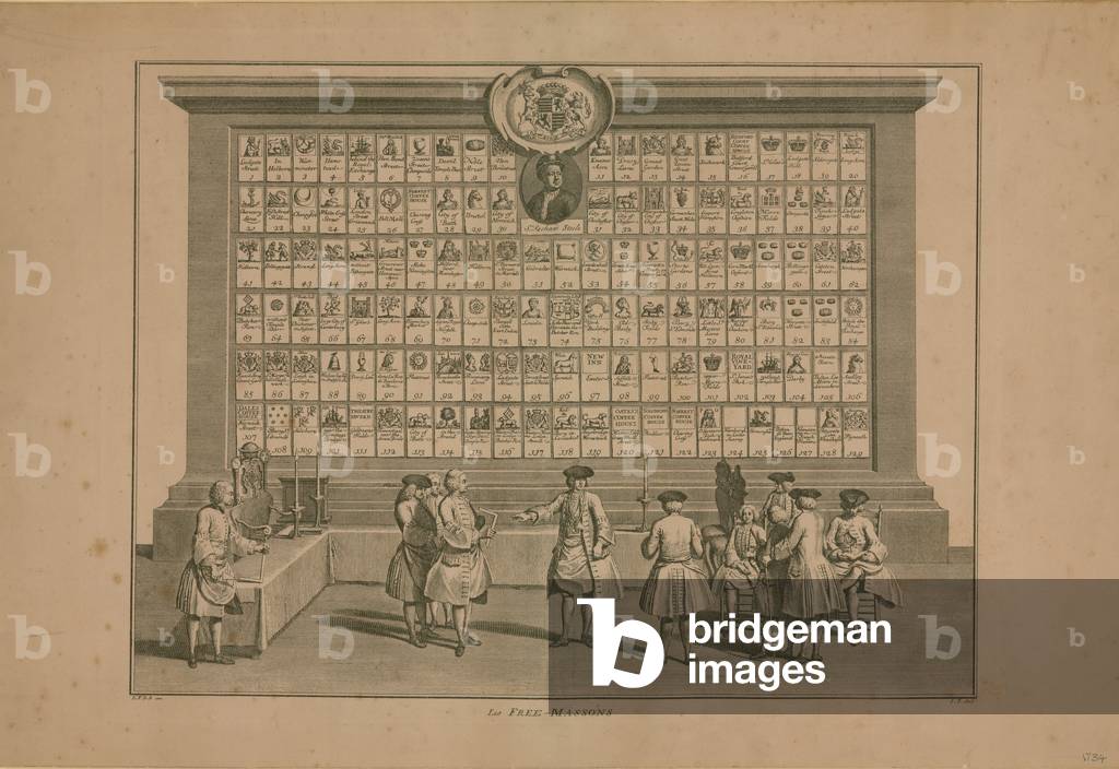 Les Free-Massons (engraving)