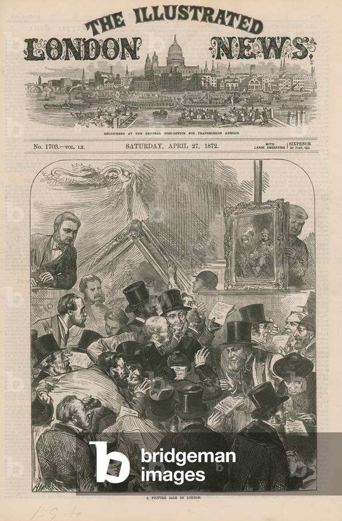 A Picture Sale In London (engraving)
