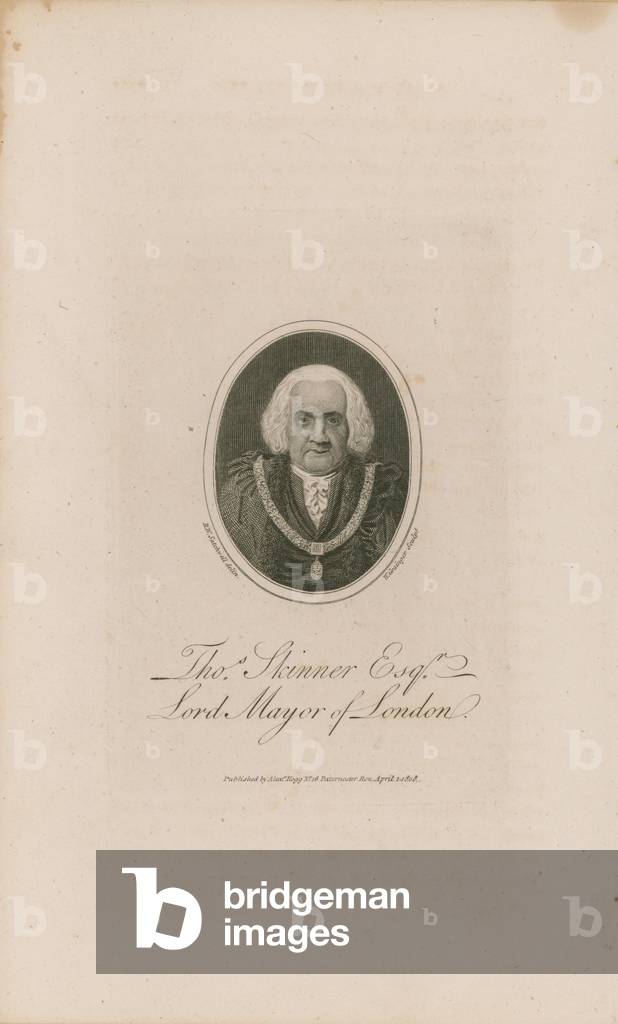 Portrait of Thomas Skinner (engraving)