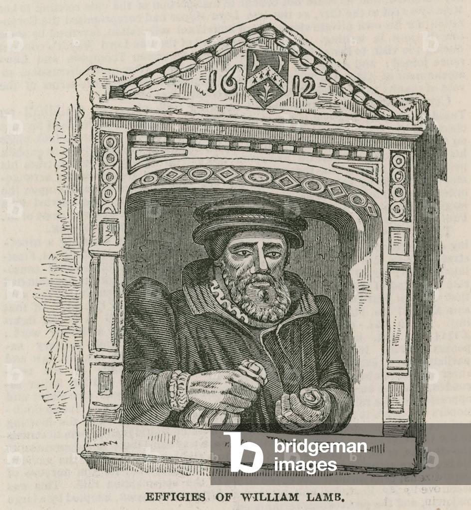 Effigies of William Lamb (engraving)