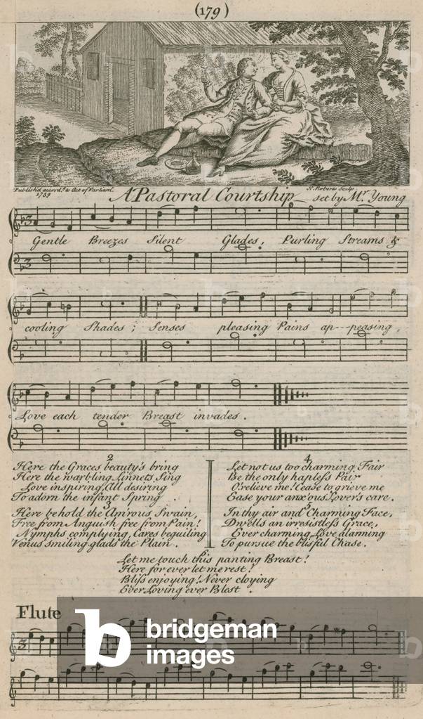 A Pastoral Courtship (engraving)