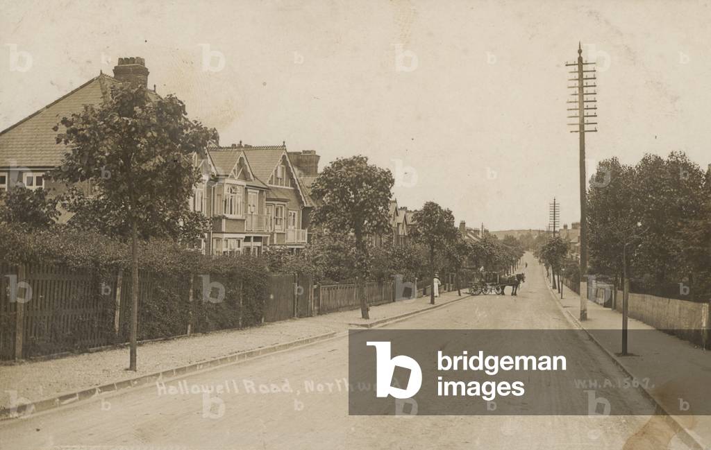 Hallowell Road, Northwood, near London (b/w photo)