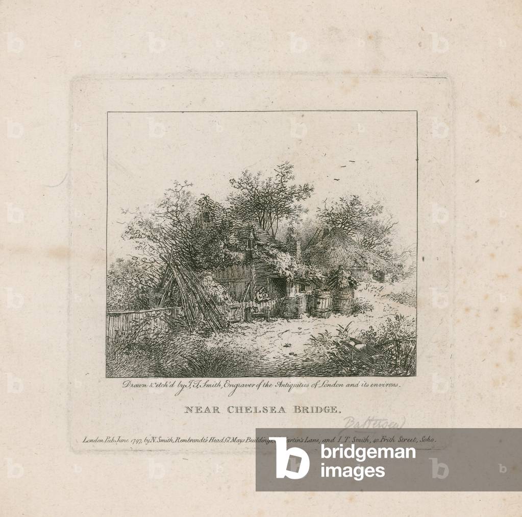 Near Chelsea Bridge (engraving)