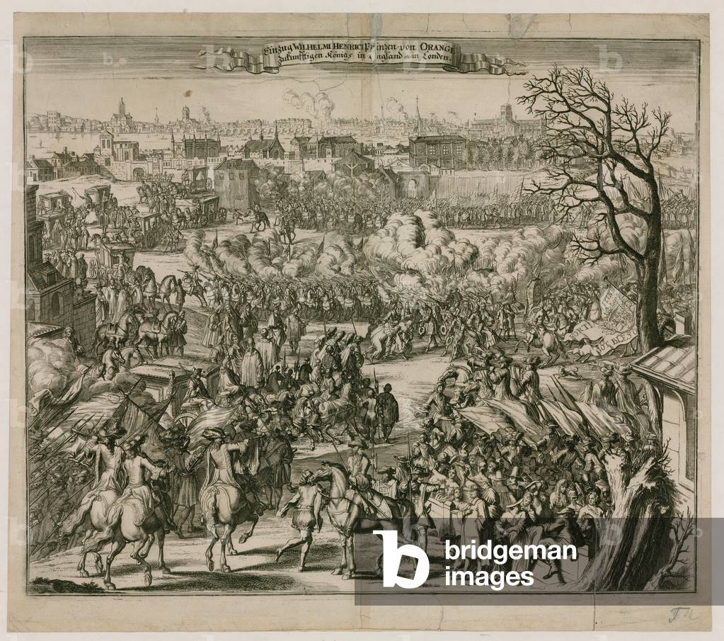 Arrival of William of Orange in London (engraving)