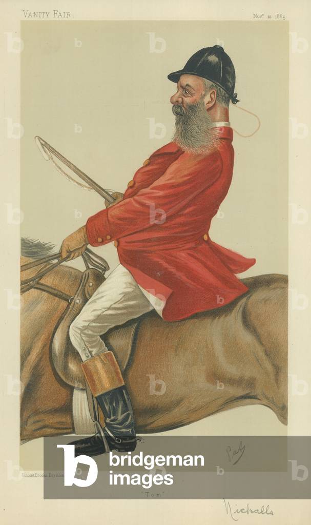 Mr Tom Nickalls (colour litho)